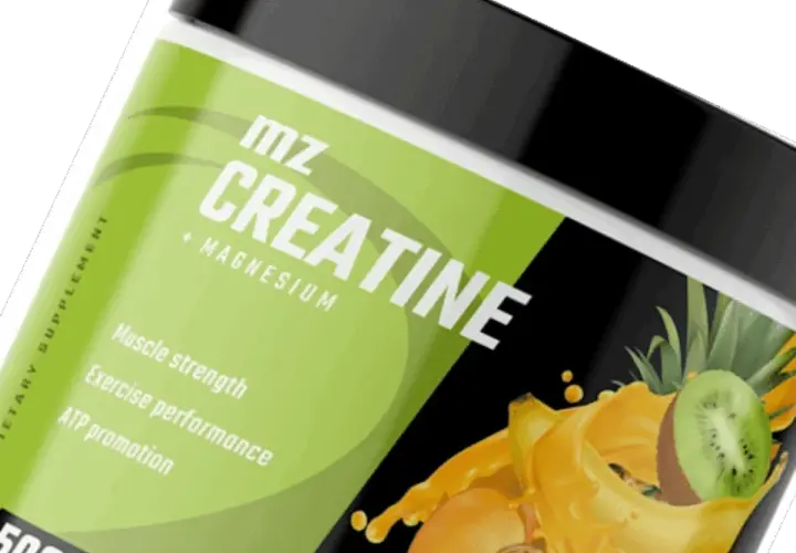Suplement diety MZ CREATINE + MAGNESIUM. Wspiera siłę mięśni, wydajność ćwiczeń i produkcję ATP. Dowiedz się, kreatyna co to jest i jak działa!