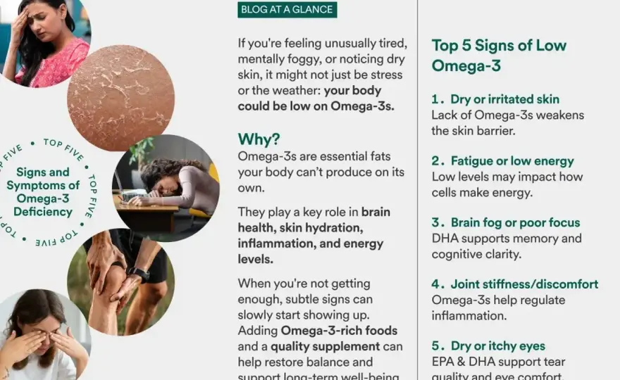 Niedobór omega-3 - Objawy, przyczyny i jak uzupełnić?