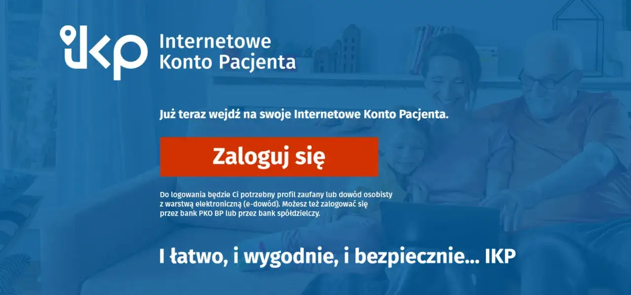 Logowanie do Internetowego Konta Pacjenta IKP